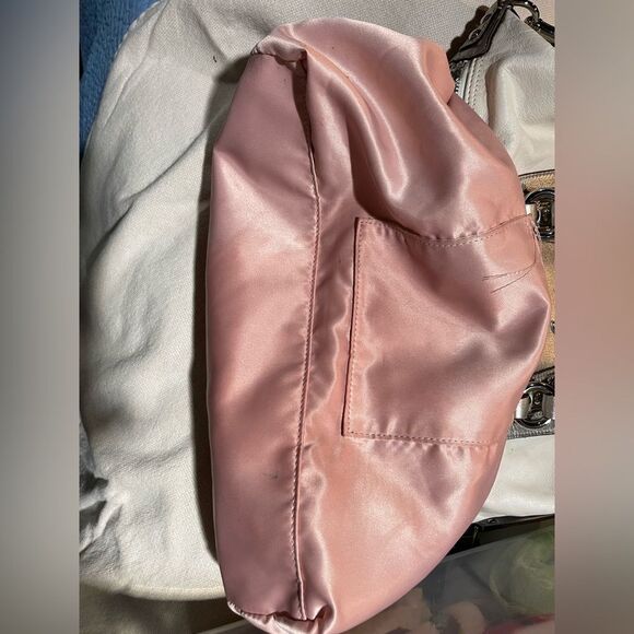 Coach Ashley Two Way Leather Satchel White/Silver - Picture 8 of 9